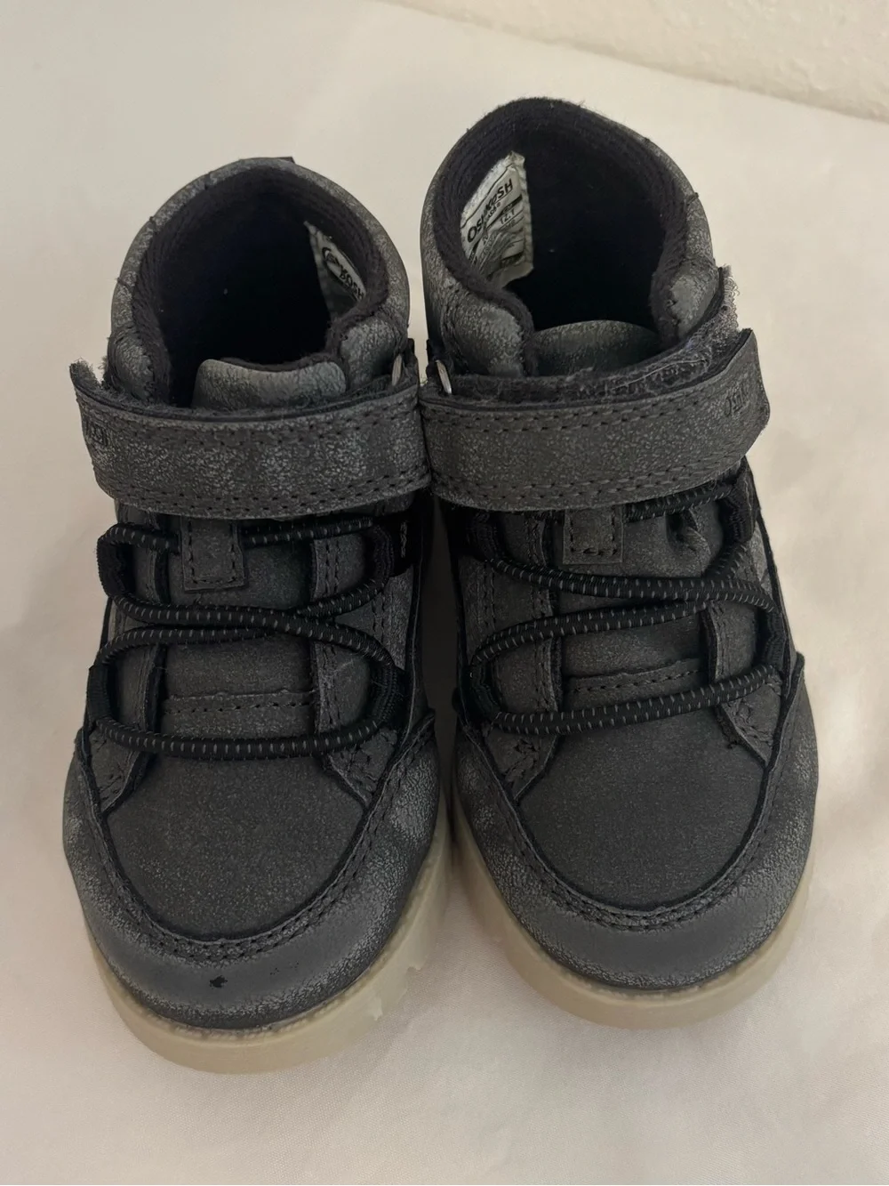 OshKosh B'gosh Boys Gray High-Top Sneakers